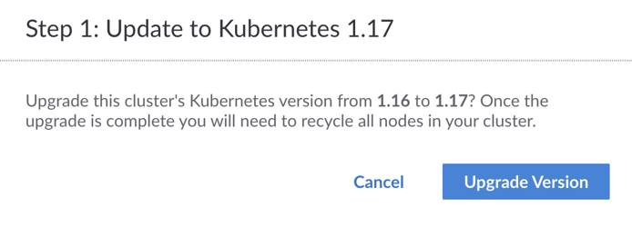Kubernetes upgrade step 1. Kubernetes cluster step 1