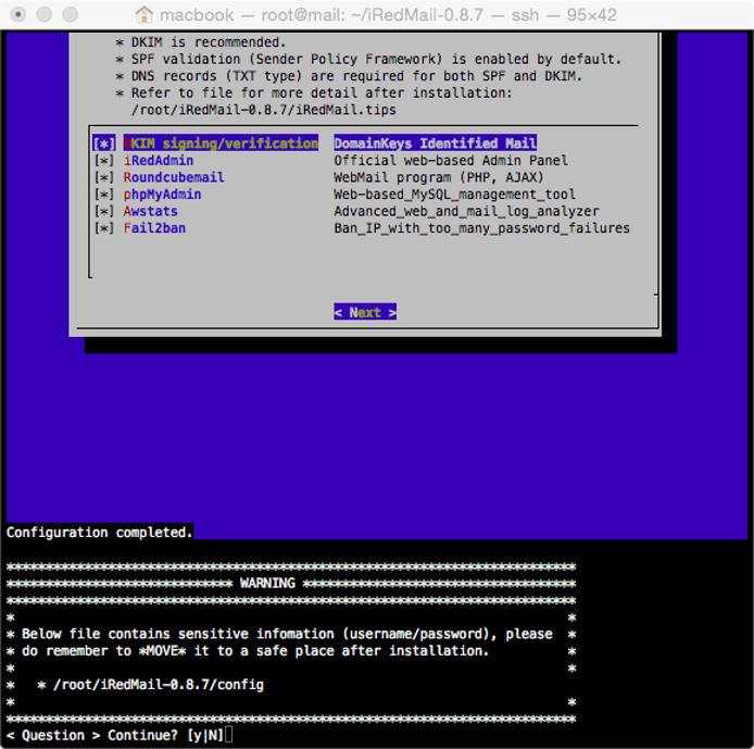 config complete config complete
