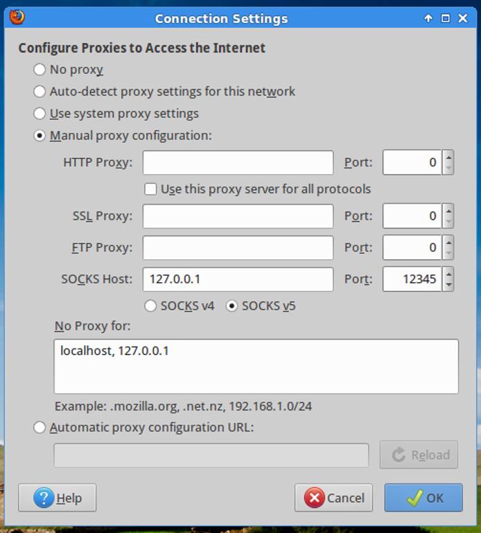 Firefox preferences - Proxy Settings. Firefox preferences - Proxy Settings.