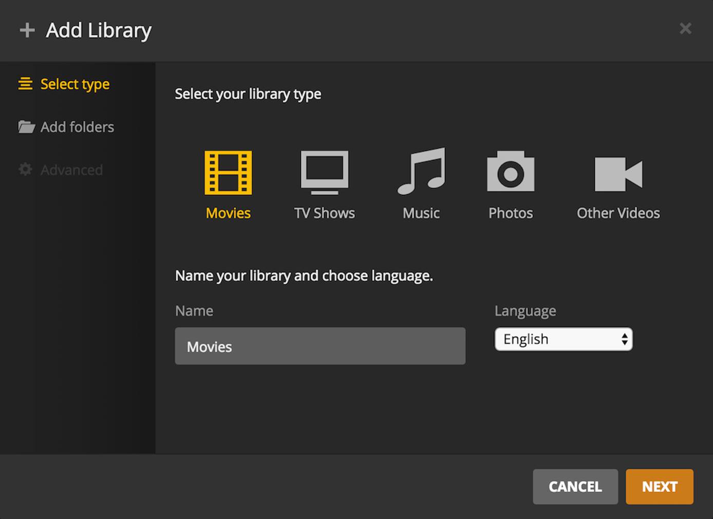 Plex Add Library Plex Add Library