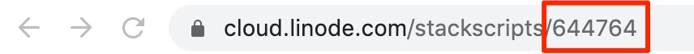 Access a StackScript’s ID number. Access a StackScript’s ID number.